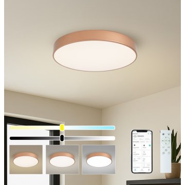 BRILAGI - Plafonnier LED dimmable POOL SMART LED/60W/230V 3000-6000K Ø 50 cm Wi-Fi Tuya cuivré + télécommande