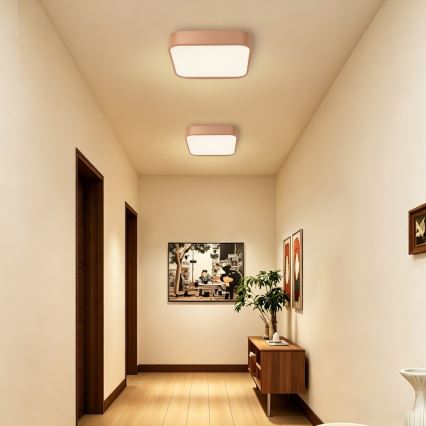 BRILAGI - Plafonnier LED dimmable POOL SQUARE LED/36W/230V 3000-6000K 40x40 cm cuivré + télécommande