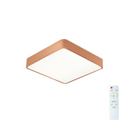 BRILAGI - Plafonnier LED dimmable POOL SQUARE LED/48W/230V 3000-6000K 50x50 cm bronze + télécommande