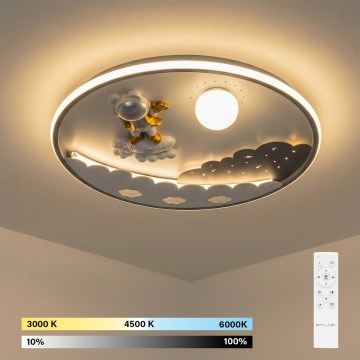 Brilagi - Plafonnier LED dimmable pour chambre d'enfant ASTRO LED/68W/230V 3000-6000K Ø 49 cm + télécommande