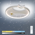 BRILAGI - Plafonnier LED dimmable pour enfants ASTRO LED/20W/230V Ø 50 cm 3000-6000K astronaute + télécommande