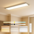 Brilagi - Plafonnier LED dimmable pour salle de bains FRAME SMART LED/50W/230V 120x30 cm 3000-6000K IP44 beige + télécommande
