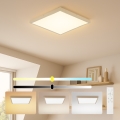 Brilagi - Plafonnier LED dimmable pour salle de bains FRAME SMART LED/50W/230V 60x60 cm 3000-6000K IP44 beige + télécommande