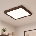 BRILAGI - Plafonnier LED dimmable pour salle de bains WOODY FRAME LED/50W/230V chêne noyer 60x60 cm 3000-6000K IP44 + télécommande
