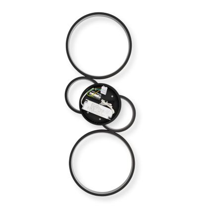 Brilagi - Plafonnier LED dimmable RINGO LED/34W/230V 3000-6000K 28x78 cm noir + télécommande