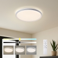 Brilagi - Plafonnier LED dimmable RIVO LED/72W/230V 3000-6000K blanc Ø 50 cm + télécommande