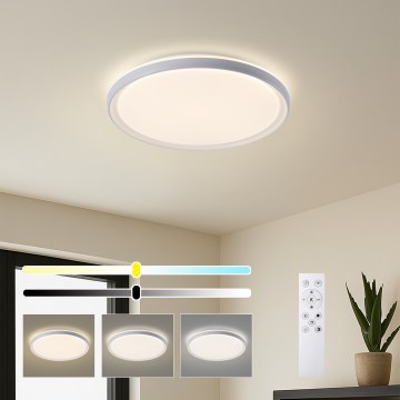 Brilagi - Plafonnier LED dimmable RIVO LED/72W/230V 3000-6000K blanc Ø 50 cm + télécommande