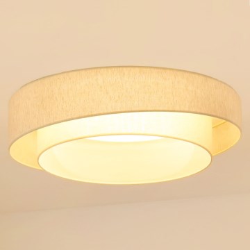 Brilagi - Plafonnier LED dimmable SHINE LED/24W/230V pr. Ø 60 cm 3000/4000/6500K crème + télécommande