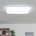 Brilagi - Plafonnier LED dimmable SHINE LED/24W/230V Ø 60 cm 3000/4000/6500K crème + télécommande