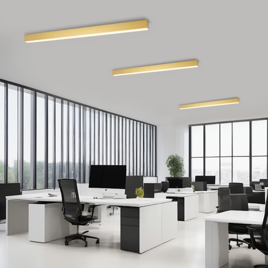 Brilagi - Plafonnier LED dimmable SLEEKLINE SMART LED/40W/230V 3000-6000K Wi-Fi Tuya doré + télécommande