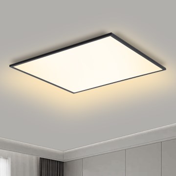 Brilagi - Plafonnier LED dimmable SLIMFRAME LED/58W/230V 60x60 cm 3000-6000K noir + télécommande