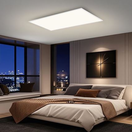 Brilagi - Plafonnier LED dimmable SLIMFRAME LED/80W/230V 120x60 cm 3000-6000K blanc + télécommande