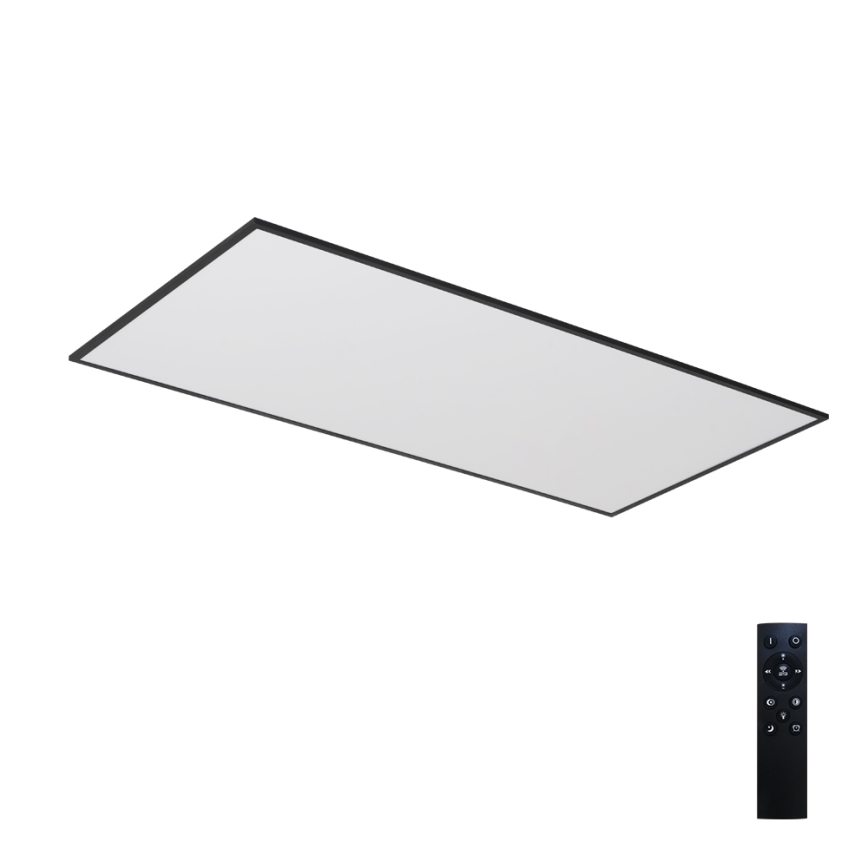 Brilagi - Plafonnier LED dimmable SLIMFRAME LED/80W/230V 120x60 cm 3000-6000K noir + télécommande