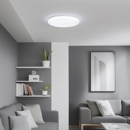 Brilagi - Plafonnier LED dimmable SMART 24 W 230 V Ø 38 cm 2700–6500 K Wi‑Fi Tuya + télécommande