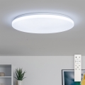 Brilagi - Plafonnier LED dimmable SMART 36 W, 230 V, Ø 48 cm, 3000–6000 K, Wi‑Fi Tuya Beacon + télécommande