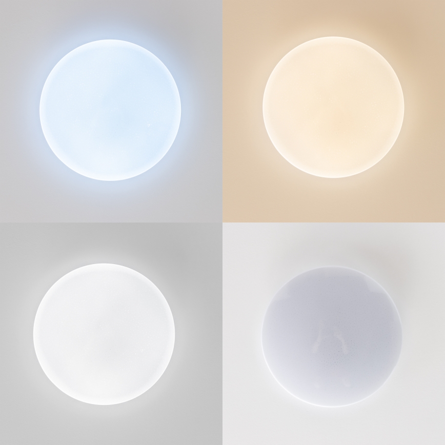 Brilagi - Plafonnier LED dimmable SMART STARS LED/24W/230V Ø 38 cm 3000-6000K Wi-Fi Tuya Beacon + télécommande