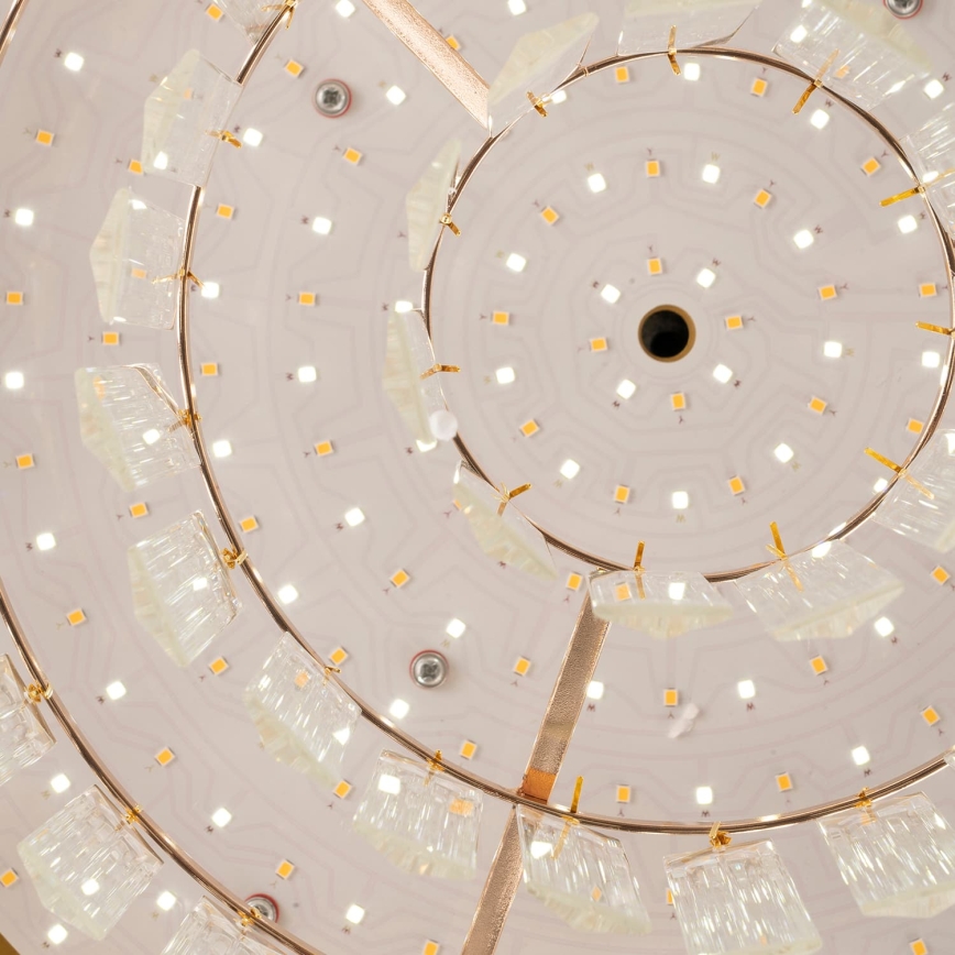 BRILAGI - Plafonnier LED dimmable SPECTRA LED/45 W/230 V 3000–6000 K Ø 48 cm doré + télécommande