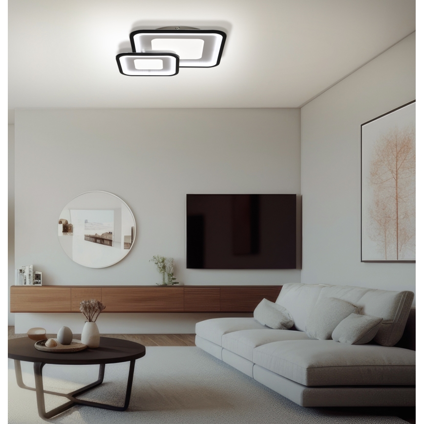 Brilagi - Plafonnier LED dimmable TANDORA LED/49W/230V 3000-6000K avec télécommande