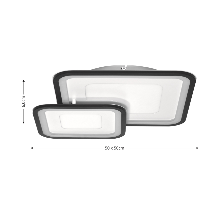 Brilagi - Plafonnier LED dimmable TANDORA LED/49W/230V 3000-6000K avec télécommande