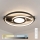 Brilagi - Plafonnier LED dimmable TWIRL LED/38W/230V 3000-6000K noir + télécommande