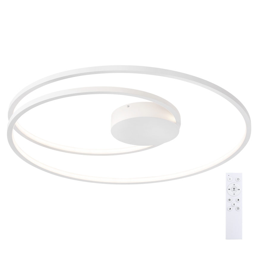 Brilagi - Plafonnier LED dimmable TWISTER LED/105W/230V 3000–6000K Ø 100 cm blanc + télécommande