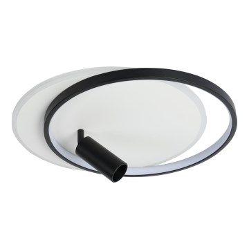 Brilagi - Plafonnier LED dimmable UNITY LED/48W/230V + 1xGU10/3W 3000-6000K 39x45 cm blanc/noir + télécommande