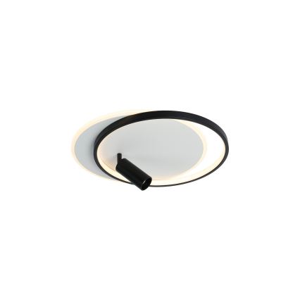 Brilagi - Plafonnier LED dimmable UNITY LED/48W/230V + 1xGU10/3W 3000-6000K 39x45 cm blanc/noir + télécommande