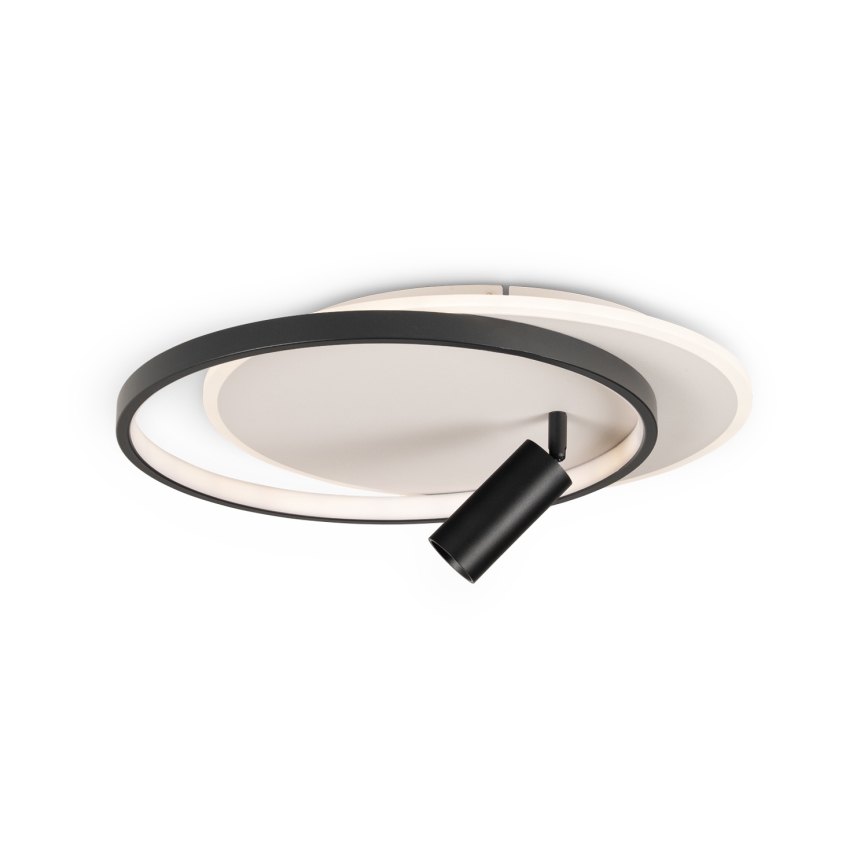 Brilagi - Plafonnier LED dimmable UNITY LED/48W/230V + 1xGU10/3W 3000-6000K 39x45 cm blanc/noir + télécommande