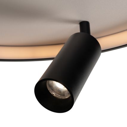 Brilagi - Plafonnier LED dimmable UNITY LED/48W/230V + 1xGU10/3W 3000-6000K 39x45 cm blanc/noir + télécommande