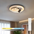 BRILAGI - Plafonnier LED dimmable UNITY LED/60W/230V + 1xGU10/3W 3000-6000K Ø 50 cm blanc/noir + télécommande
