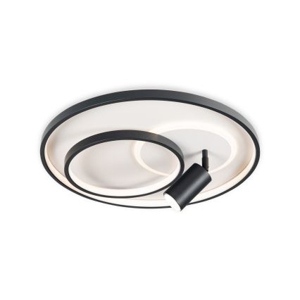 Brilagi - Plafonnier LED dimmable UNITY LED/60W/230V + 1xGU10/3W 3000-6000K Ø 50 cm blanc/noir + télécommande