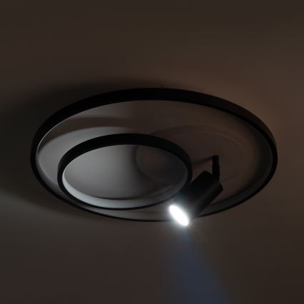Brilagi - Plafonnier LED dimmable UNITY LED/60W/230V + 1xGU10/3W 3000-6000K Ø 50 cm blanc/noir + télécommande