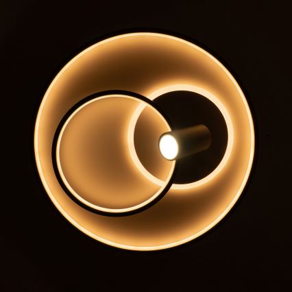 Brilagi - Plafonnier LED dimmable UNITY LED/60W/230V + 1xGU10/3W 3000-6000K Ø 50 cm blanc/noir + télécommande