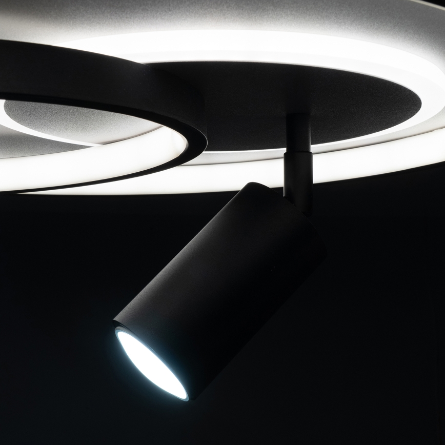 Brilagi - Plafonnier LED dimmable UNITY LED/60W/230V + 1xGU10/3W 3000-6000K Ø 50 cm blanc/noir + télécommande
