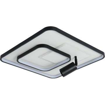 Brilagi - Plafonnier LED dimmable UNITY LED/75W/230V + 1xGU10/3W 3000-6000K 50x50 cm blanc/noir + télécommande