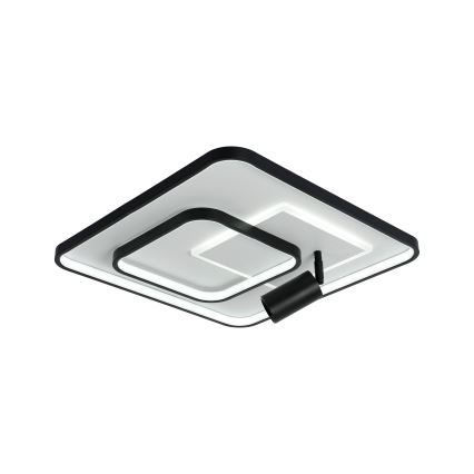 Brilagi - Plafonnier LED dimmable UNITY LED/75W/230V + 1xGU10/3W 3000-6000K 50x50 cm blanc/noir + télécommande