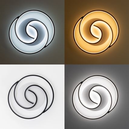 Brilagi - Plafonnier LED dimmable VELO LED/52W/230V 38x48 cm 3000/4000/6000K + télécommande