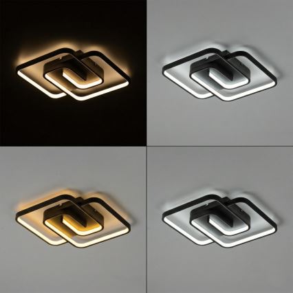 Brilagi - Plafonnier LED dimmable VELO LED/64W/230V 3000-6500K 48x48 cm + télécommande