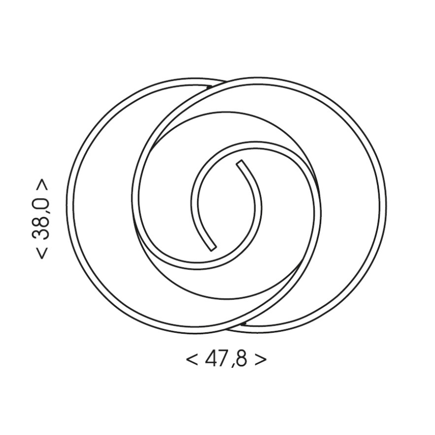Brilagi - Luminaire de plafond LED dimmable VELO LED/70W/230V 3000-6500K 38x47,8 cm + télécommande