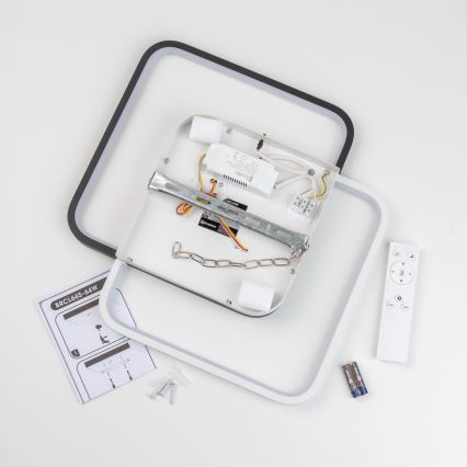 Brilagi - Plafonnier LED dimmable VELO XL LED/98W/230V 3000-6500K 61x61 cm + télécommande