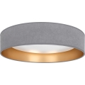 Brilagi - Plafonnier LED dimmable VELVET SMART VARI LED/24W/230V 3000-6500K Ø 45 cm gris/doré + télécommande