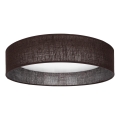 Brilagi - Plafonnier LED dimmable VELVET SMART VARI LED/24W/230V 3000-6500K Ø 45 cm marron + télécommande