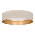 Brilagi - Plafonnier LED dimmable VELVET SMART VARI LED/36W/230V 3000-6500K Ø 55 cm crème/doré + télécommande incluse