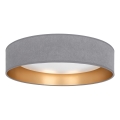 Brilagi - Plafonnier LED dimmable VELVET SMART VARI LED/36W/230V 3000-6500K Ø 55 cm gris/doré + télécommande