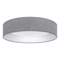 Brilagi - Plafonnier LED dimmable VELVET SMART VARI LED/36W/230V 3000-6500K Ø 55 cm, gris + télécommande