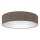 Brilagi - Plafonnier LED dimmable VELVET SMARTIX LED/24W/230V 3000-6000K Ø 45 cm brun Wi-Fi Tuya Beacon + télécommande