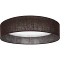 Brilagi - Plafonnier LED dimmable VELVET SMARTIX LED/24W/230V 3000-6000K Ø 45 cm brun Wi-Fi Tuya Beacon + télécommande
