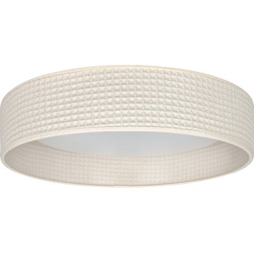 Brilagi - Plafonnier LED dimmable VELVET SMARTIX LED/24W/230V 3000–6000K Ø 45 cm crème Wi-Fi Tuya Beacon + télécommande