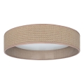 Brilagi - plafonnier LED dimmable VELVET SMARTIX LED/36W/230V 3000–6000K Ø 55 cm beige Wi‑Fi Tuya Beacon + télécommande