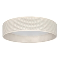Brilagi - Plafonnier LED dimmable VELVET SMARTIX LED/36W/230V 3000-6000K Ø 55 cm coloris crème Wi-Fi Tuya Beacon + télécommande